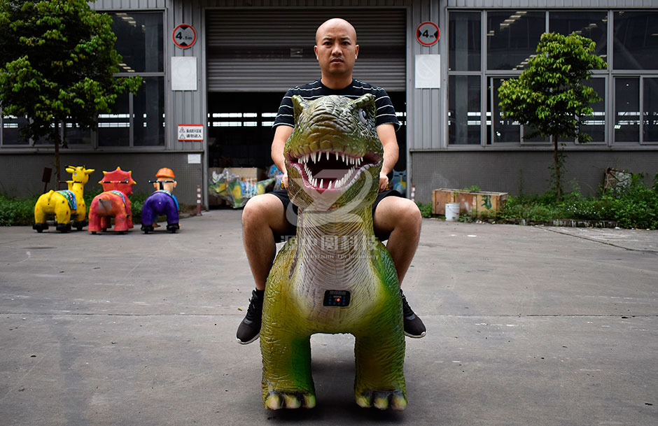 霸王龍童車，商場騎行霸王龍，霸王龍小車